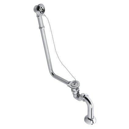 Polysan, set cadă CHARLESTON pentru instalare în exterior, lanț, incl. sifon, crom, 71687