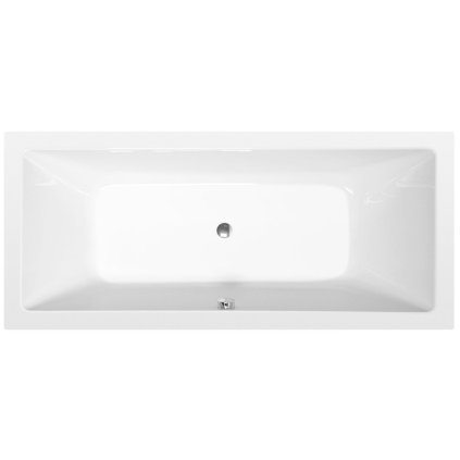 Polysan, cada dreptunghiulara KRYSTA 180x80x39cm, alb, 71710