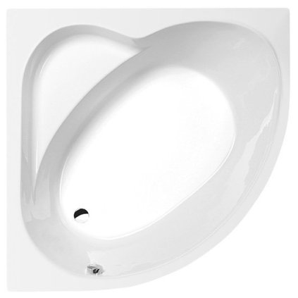 Polysan, cada coltar SIRIUS 130x130x45cm, alb, 49111