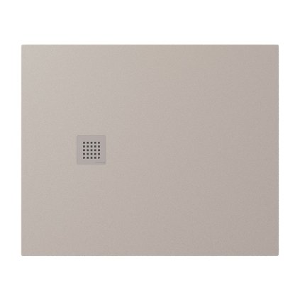 Polysan, cadă de duș TRENECA din marmură turnată cu posibilitate de reglare a dimensiunii 110x90cm, bej mat, 84314.81