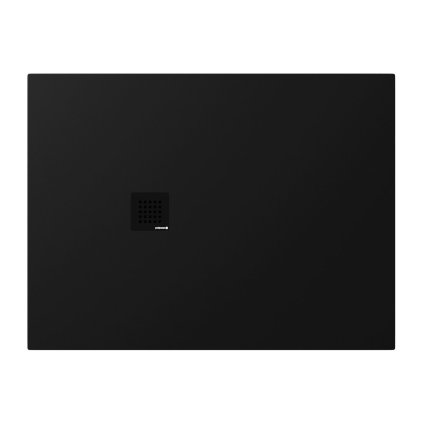 Polysan, cadita de dus TRENECA din marmura turnata cu posibilitate de reglare a dimensiunii 120x90cm, negru mat, 84307.21