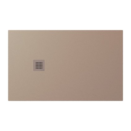 Polysan, cadă de duș TRENECA din marmură turnată cu posibilitate de reglare a dimensiunii 130x80cm, bej mat, 84303.81