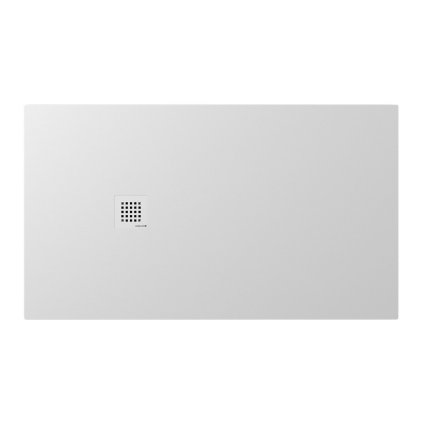 Polysan, cadita de dus TRENECA din marmura turnata cu posibilitate de reglare a dimensiunii 140x80cm, alb mat, 84304.11