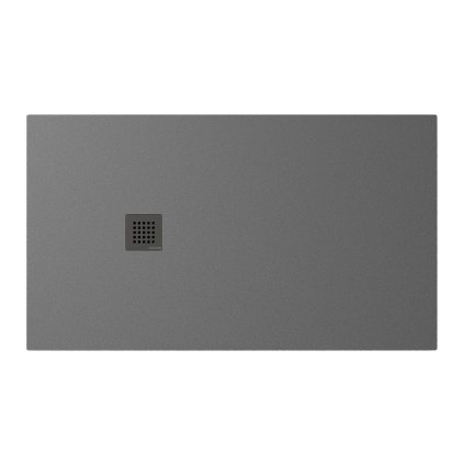 499361 polysan treneca sprchova vanicka z liateho mramoru s moznostou upravy rozmeru 140x80cm siva matna 84304 31