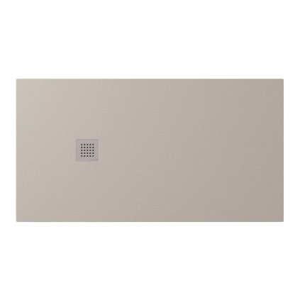 Polysan, cadă de duș TRENECA din marmură turnată cu posibilitate de reglare a dimensiunii 150x80cm, bej mat, 84305.81
