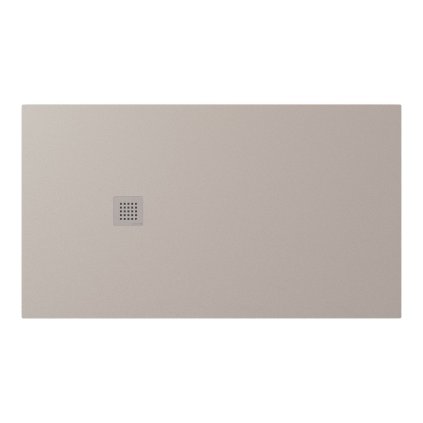 Polysan, cadita de dus TRENECA din marmura turnata cu posibilitate de reglare a dimensiunii 160x90cm, bej mat, 84311.81