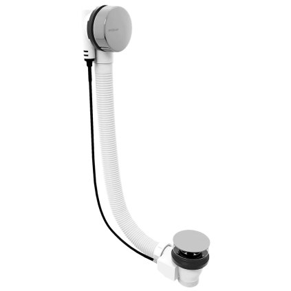 Polysan, Set de baie cu bowden, lungime 600 mm, dop 72 mm, crom, 71850