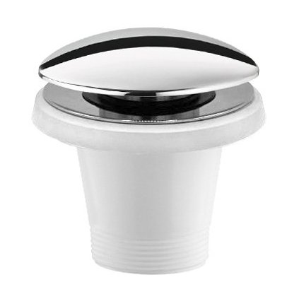 Polysan, deșeuri pentru cadă, Click Clack, pentru căzi fără preaplin, crom, 71704