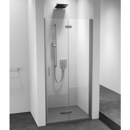 478223 polysan zoom sprchove dvere do niky 800 mm prave cire sklo zl4815r 03