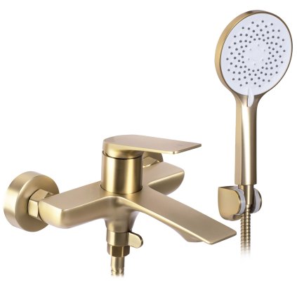 Rea Avalon, baterie baie cu set de puncte manual, auriu mat, REA-B2707