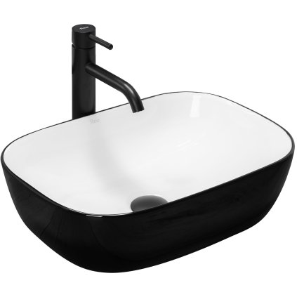 Lavoar Rea Belinda, 47 x 34 cm, alb-negru, REA-U6332