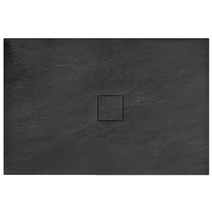 48982 rea black stone sprchova vanicka z mineralneho kamena 120x80x3 5 cm sifon cierna rea k9602
