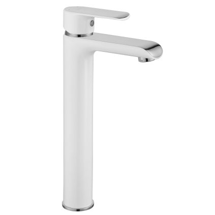 Rea Bloom - baterie pentru chiuveta inalta, alb-crom, REA-B9917
