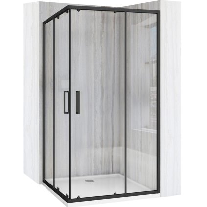 491051 rea city sprchovaci kut s posuvnymi dverami 100x80x190 cm 4 5mm cire sklo cierny profil rea k6449
