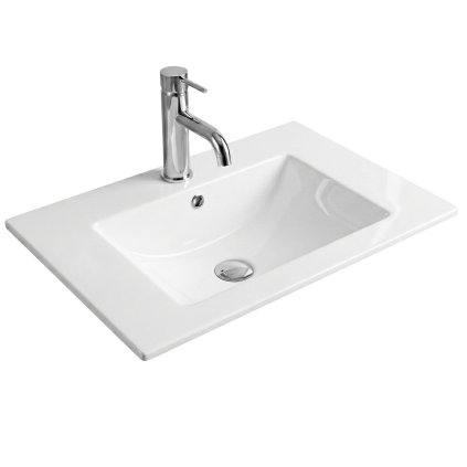 Lavoar Rea Dafne 75, 76 x 47 cm, alb, REA-U0040