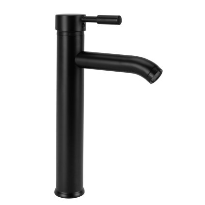 Rea GRAF, baterie pentru chiuveta inalta, negru mat, REA-B8665