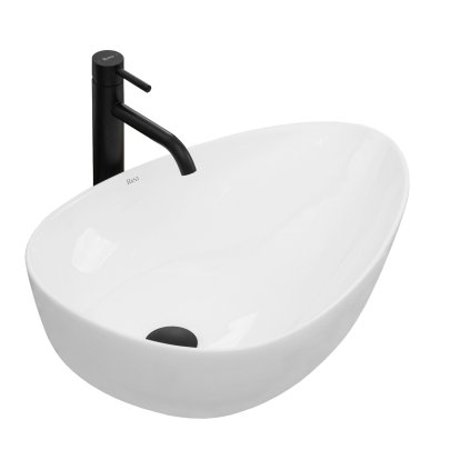 45889 5 rea greta55 umyvadlo na dosku 560x390x130 mm biela leskla rea u8536
