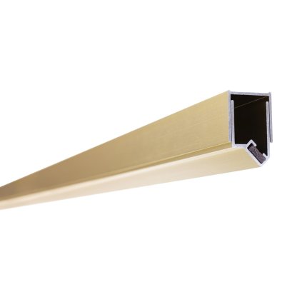 Rea Hugo, profil lateral și bandă magnetică 200 cm, auriu mat, REA-K7771