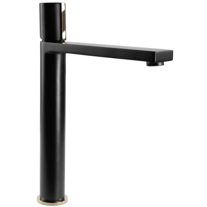 Rea ICON - baterie pentru chiuveta inalta, auriu/negru, REA-B5681