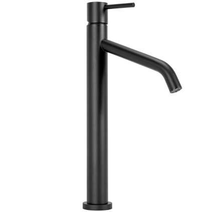 Rea Level, robinet pentru chiuvetă înaltă h-345, negru mat, REA-B2047