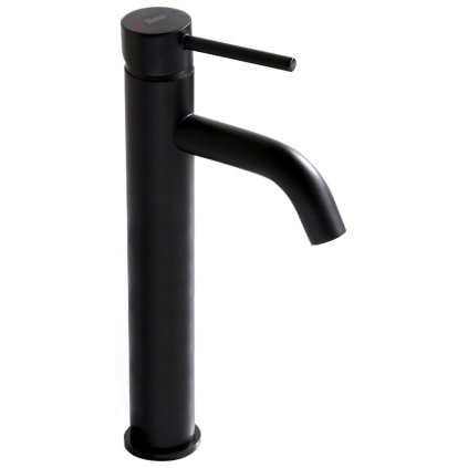 Rea Lungo, baterie lavoar înaltă h-280, negru mat, REA-B4103