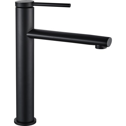 Rea Oval, baterie lavoar înaltă, negru mat, REA-B6511