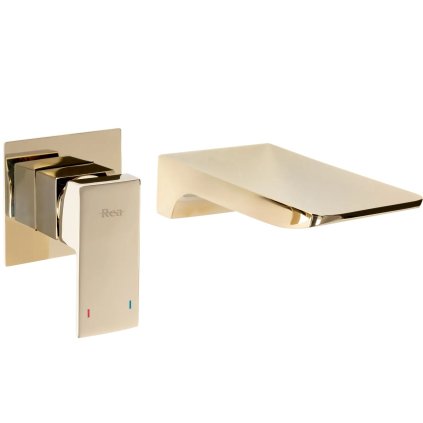 Rea Sonic, robinet de chiuvetă ascuns, auriu strălucitor, REA-B5150