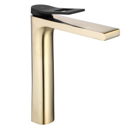 Rea Soul - baterie pentru chiuveta inalta, negru-auriu, REA-B9961