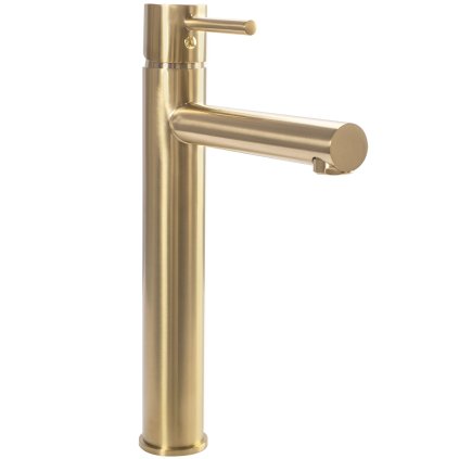Rea Tess, baterie pentru chiuvetă înaltă h-315, auriu mat, REA-B5660