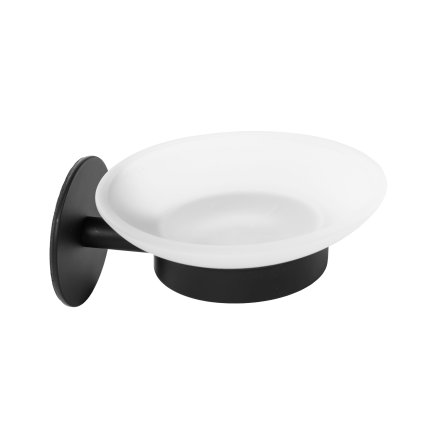 Rea, suport de perete pentru săpun 3M 322218A, negru mat, REA-77078