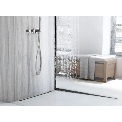 Rea, bară de fixare din oțel inoxidabil, stânga, lungime 1000 mm, negru mat, REA-K3208