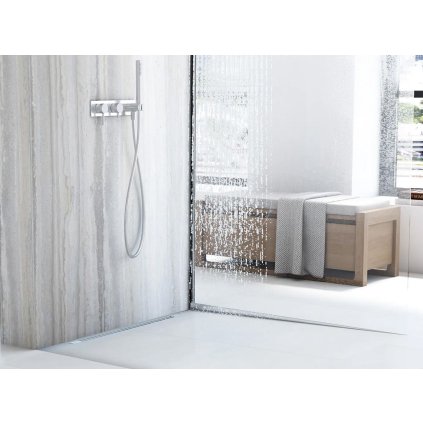 Rea, bară de fixare din oțel inoxidabil, dreapta, lungime 1400 mm, oțel periat, REA-K3222