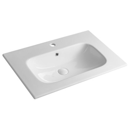 SANOVIT, Chiuveta mobila ceramica PIEDRA 71x46,5cm, alb, 43071