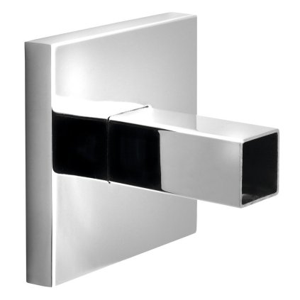 Sapho, Adaptor pentru conexiune directă prin cablu la perete, pătrat, oțel inoxidabil, ER140