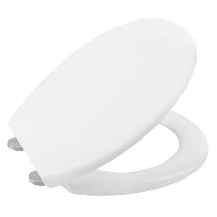 Sapho, scaun toaleta ADINA, Soft Close, alb, 1703-322