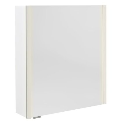 Sapho, galerie ALIX cu iluminare LED 66x70x17,5cm, stânga/dreapta, alb, AX166-0030
