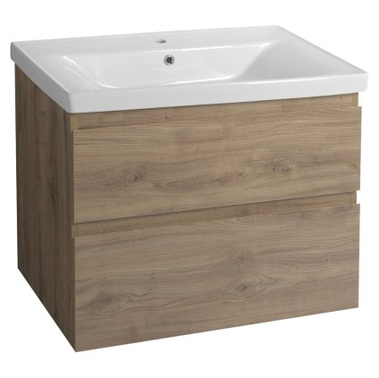 Sapho, dulap pentru lavoar ALTAIR 77,5x60x45cm, stejar emporio