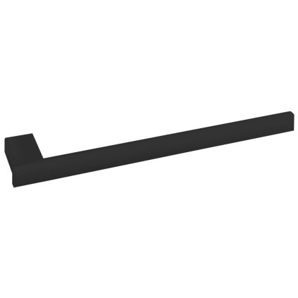 Sapho, suport pentru prosoape BELLA pe partea laterală a dulapului 400x25x70mm, negru mat, FA311B