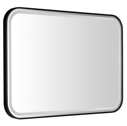 Sapho, oglinda CETIS cu iluminare LED 100x70cm, mat negru, CT100