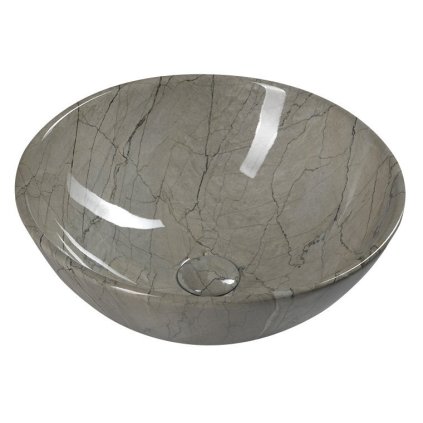Sapho, chiuveta ceramica DALMA 42x16,5x42 cm, grigio, MM113