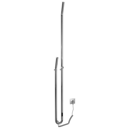 Sapho, uscator de prosoape electric DUOPASSO cu temporizator, 122x1700mm, 45 W, crom, ER730