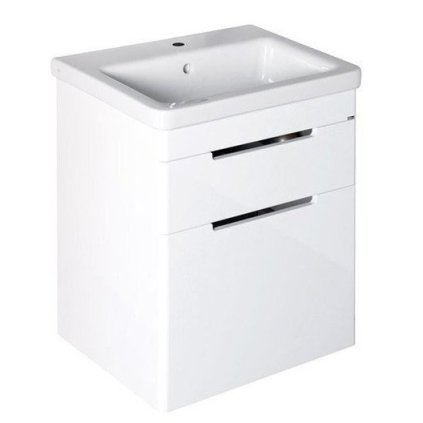 Sapho, dulap lavoar ELLA 56,5x65x43cm, 2x sertare, alb (70062), EL062-3030