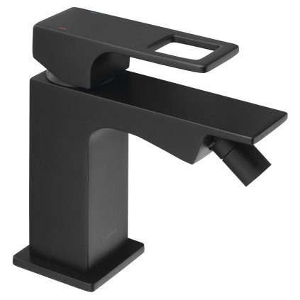 Sapho, baterie pentru bideu FORATA fara priza, negru mat, FT003/15