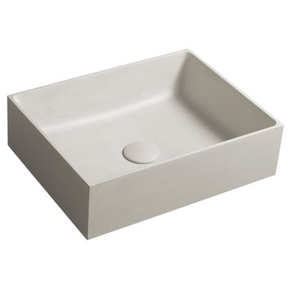 Sapho, chiuveta de blat din beton FORMIGO, 47,5x36,5cm, nisip, FG114