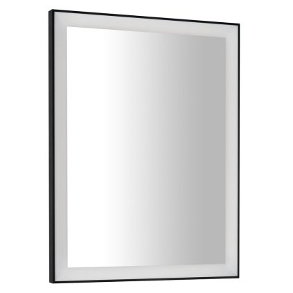 Sapho, oglinda GANO cu iluminare LED 60x80cm, neagra