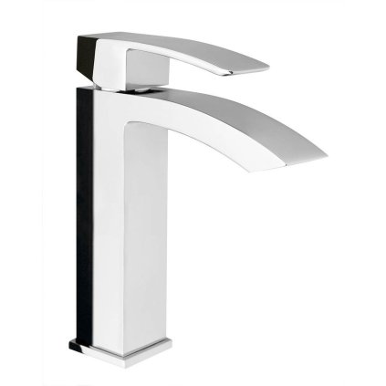 Sapho, baterie GINKO 25 de sine stătătoare pentru chiuvetă fără priză, îngust, cromat, 1101-06