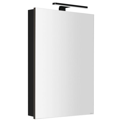 Sapho, galerie GRETA cu iluminare LED, 50x70x14cm, mat negru, GR055-0035