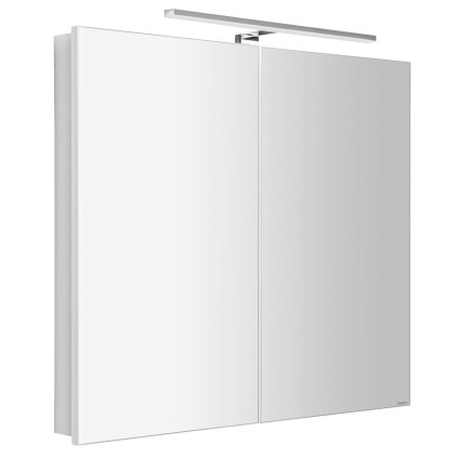 Sapho, galerie GRETA cu iluminare LED, 81x70x14cm, mat alb, GR080-0031