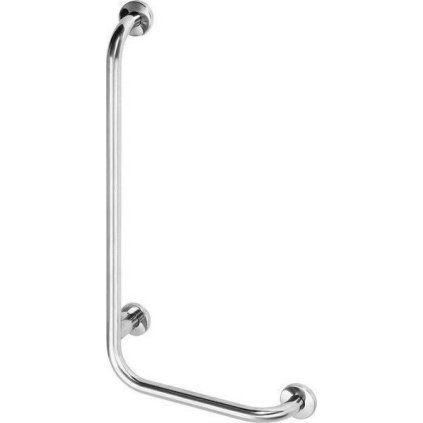 Sapho, mâner de perete HANDICAP stânga 810x550mm, oțel inoxidabil lucios, XH522