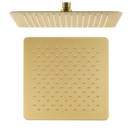 Sapho, duș deasupra, 300x300, auriu mat, SL101GB